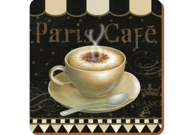 Creative Tops Paris Cafe Coasters (pack of 6)